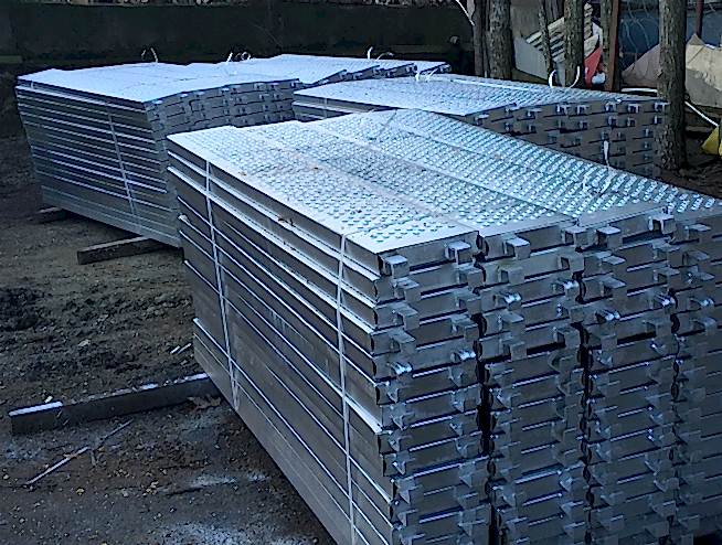 Çelik, Galvaniz, Alüminyum, İskele Yürüme Yolu, iskele kalasları